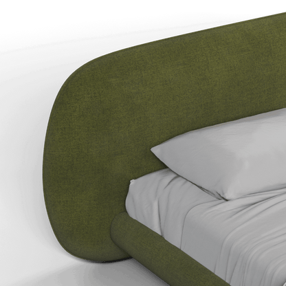 Bolzano Upholstered Bed with Curved Headboard