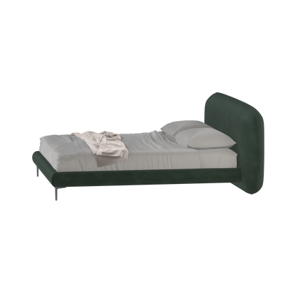 Bolzano Upholstered Bed with Curved Headboard