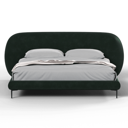 Bolzano Upholstered Bed with Curved Headboard