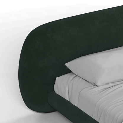 Bolzano Upholstered Bed with Curved Headboard