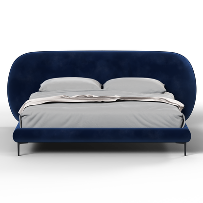 Bolzano Upholstered Bed with Curved Headboard