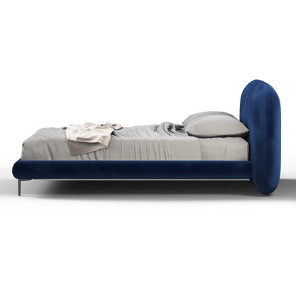 Bolzano Upholstered Bed with Curved Headboard