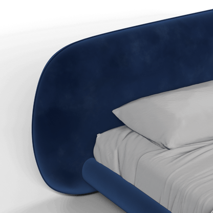 Bolzano Upholstered Bed with Curved Headboard