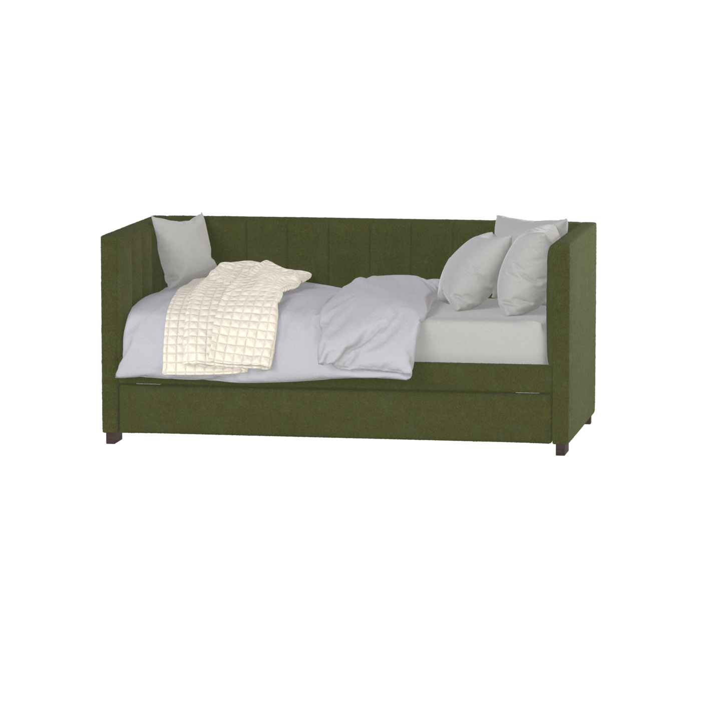Capella Daybed with Sculpted Style and Built-In Versatility