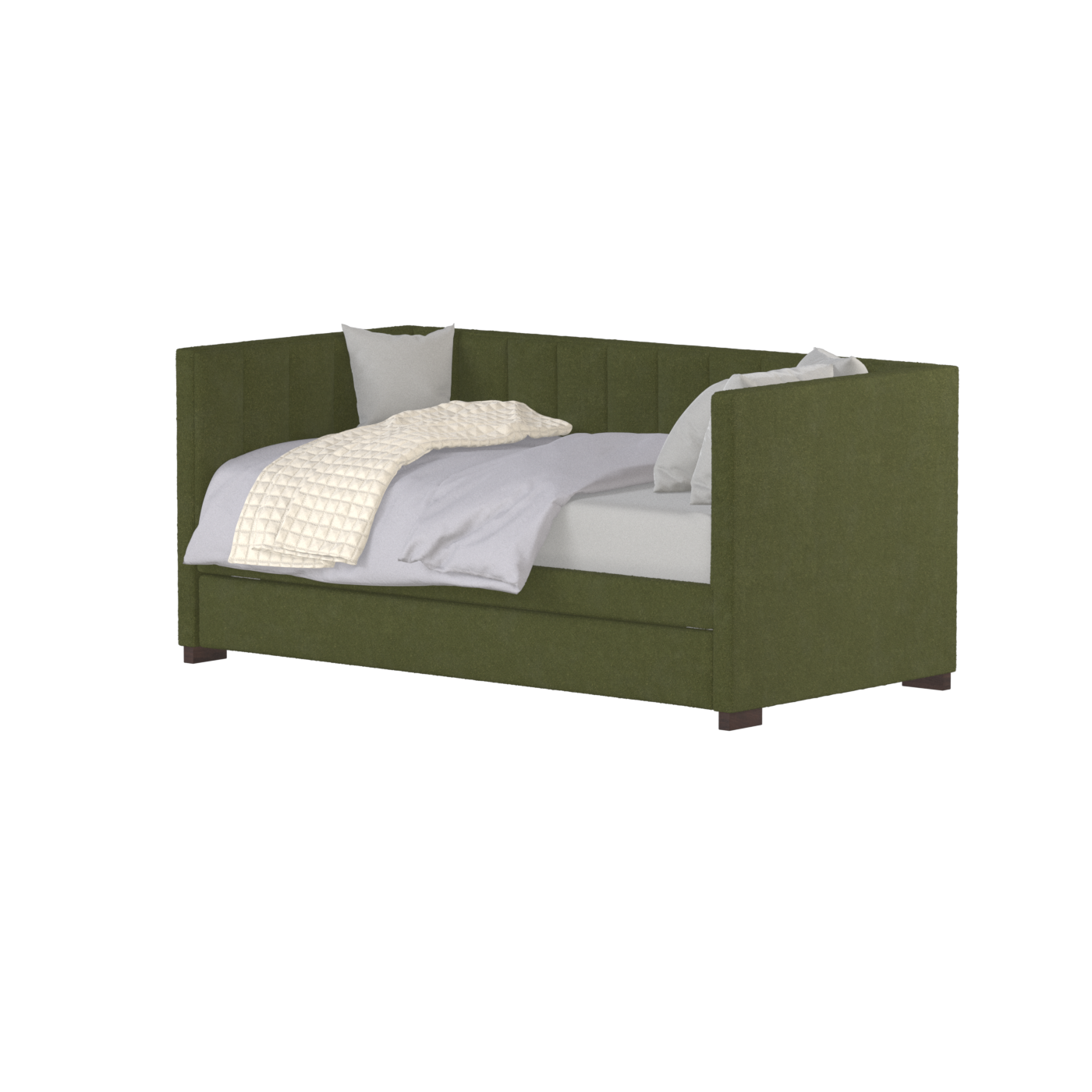 Capella Daybed with Sculpted Style and Built-In Versatility