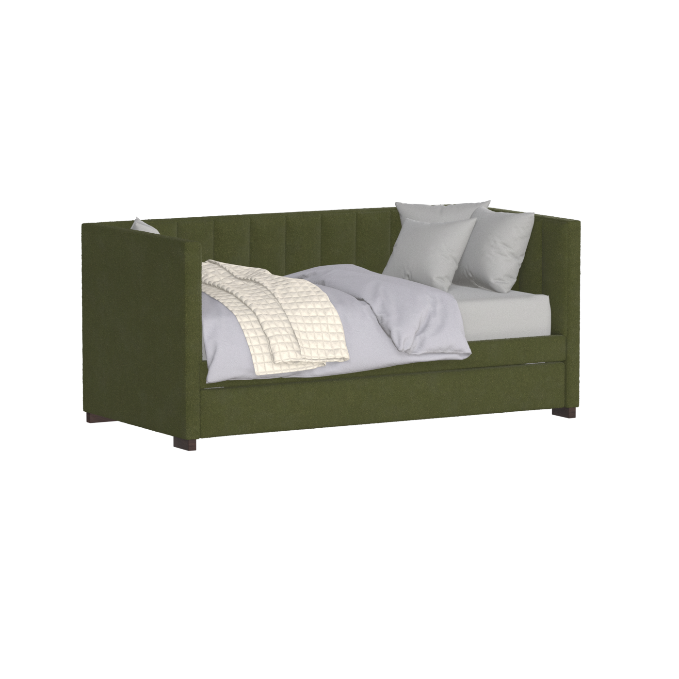 Capella Daybed with Sculpted Style and Built-In Versatility