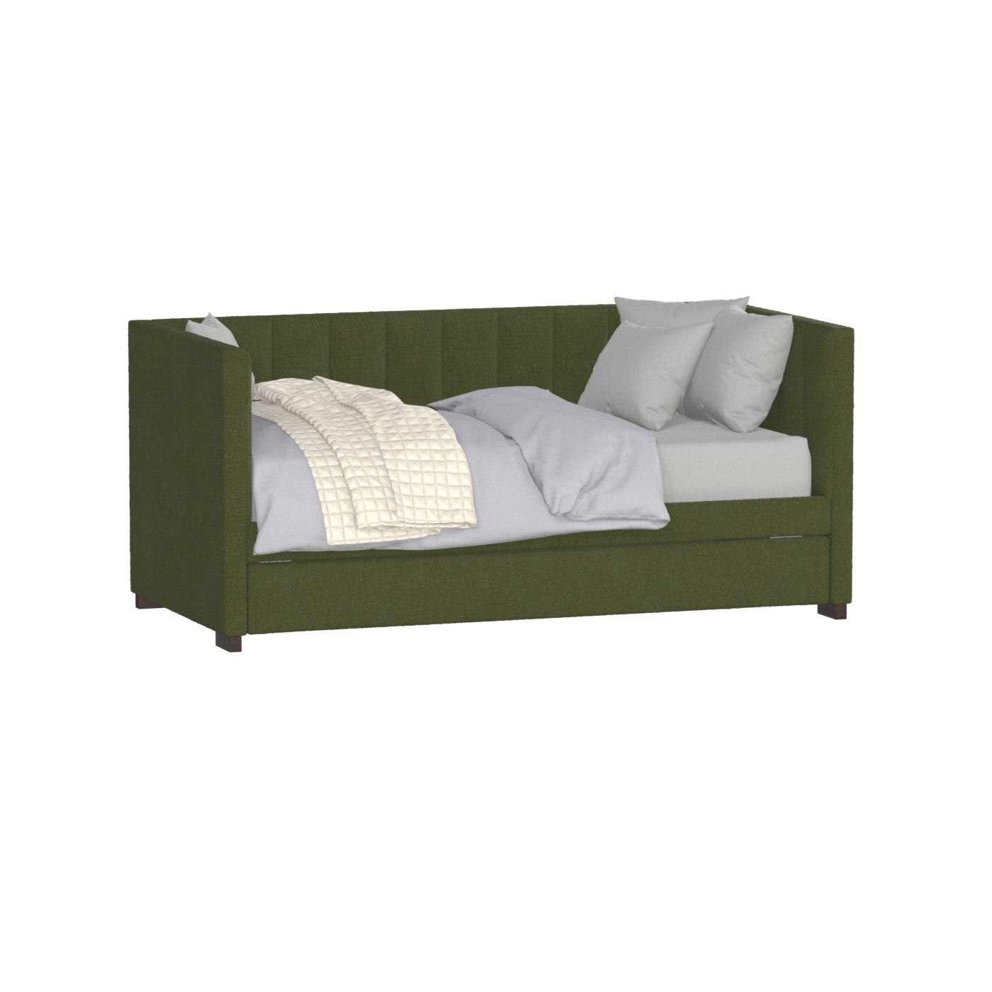 Capella Daybed with Sculpted Style and Built-In Versatility
