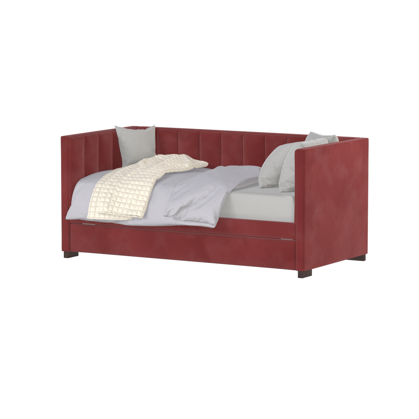 Capella Daybed with Sculpted Style and Built-In Versatility