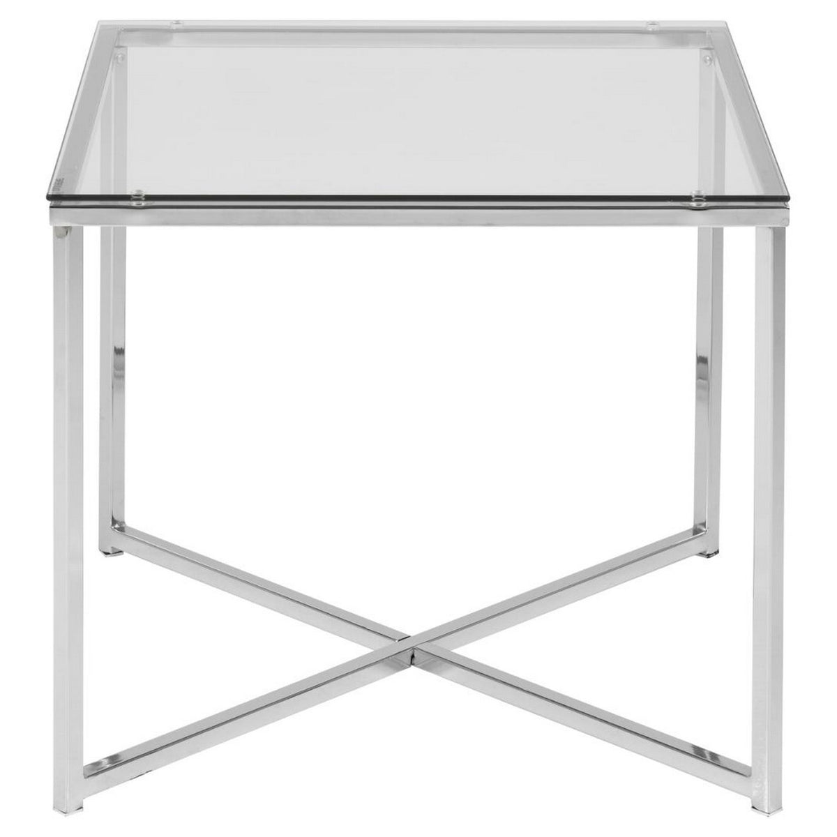 Side Table Cross - Transparent