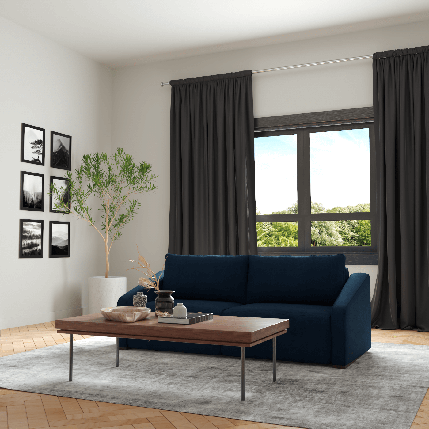 Chelsea Sofa Bed with Modern Form and Convertible Function