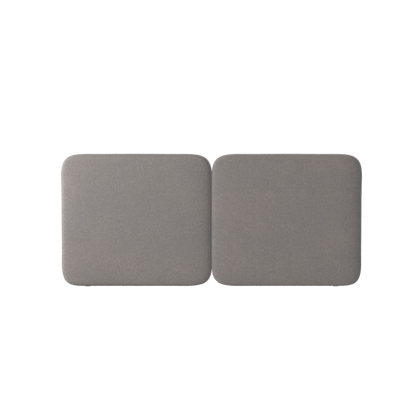 Lit double rembourré Chloé en tissu tissé doux