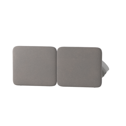 Lit double rembourré Chloé en tissu tissé doux