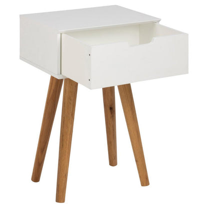 Bedside Table Mitra - White