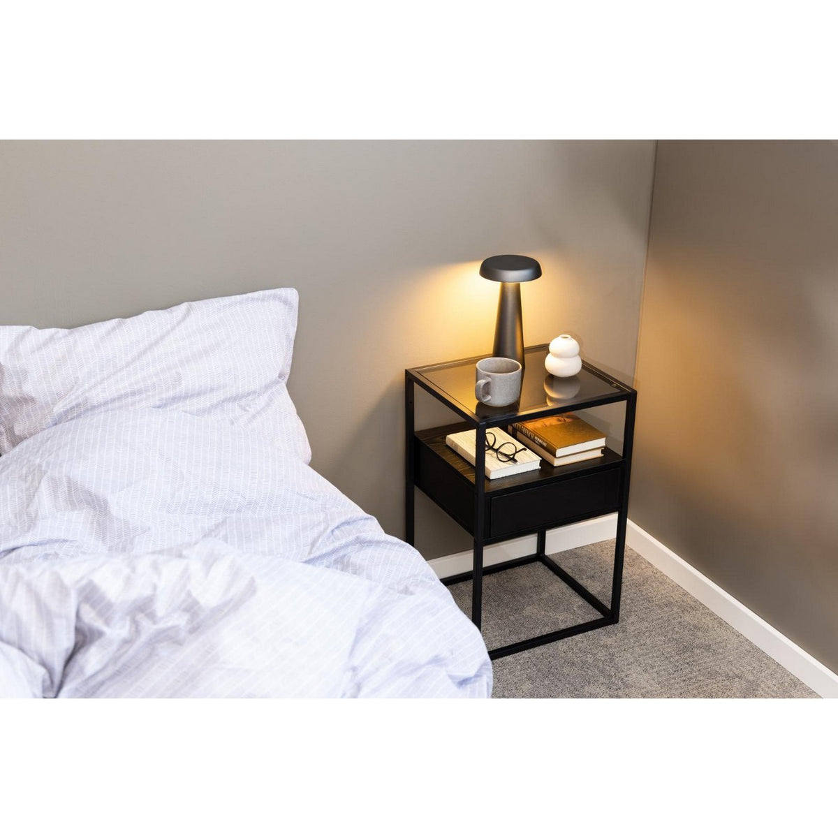Bedside Table Randolf - Black