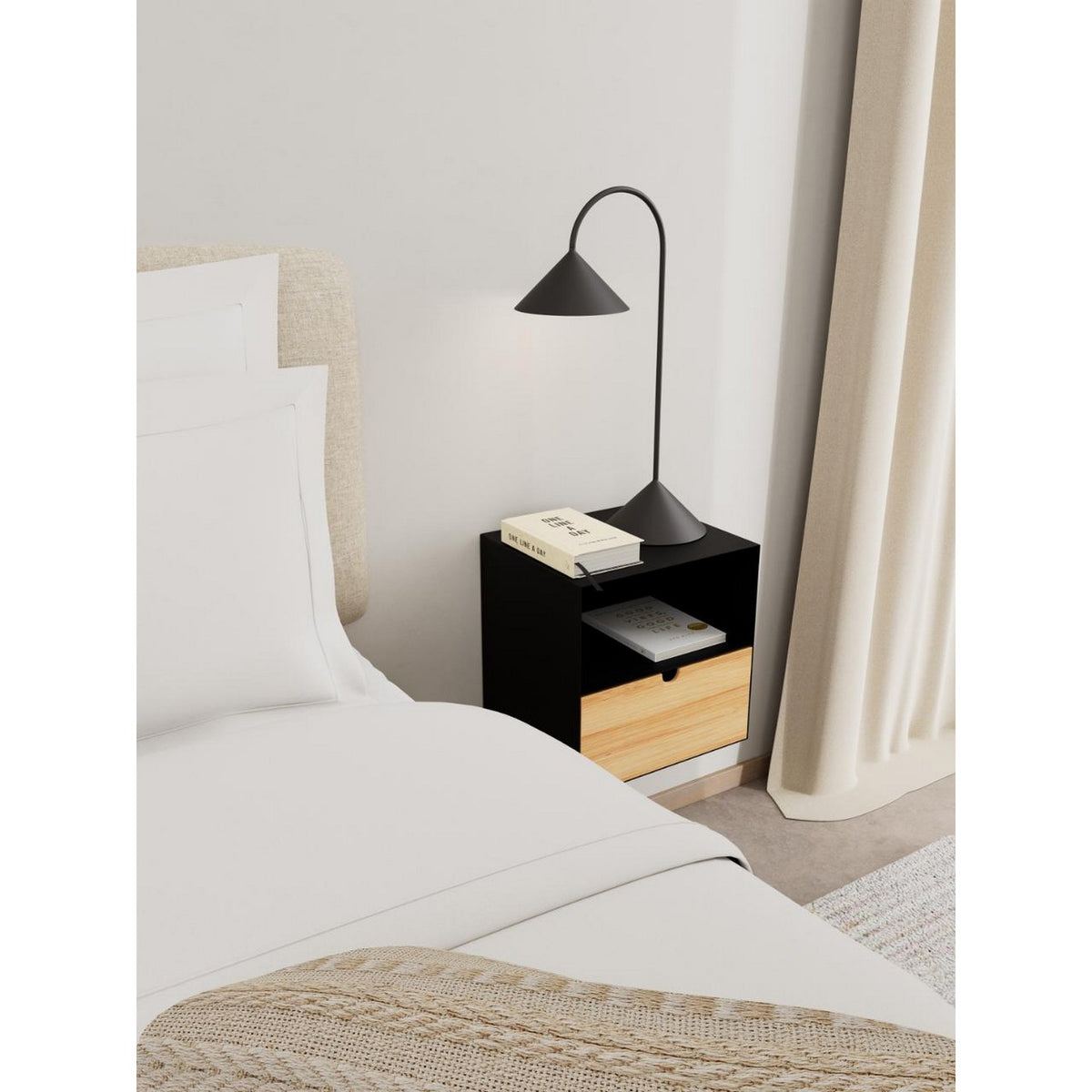 Bedside Table Joliet - Black