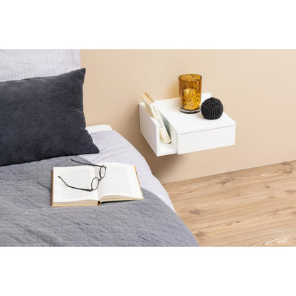 Bedside Table Ashlan - White