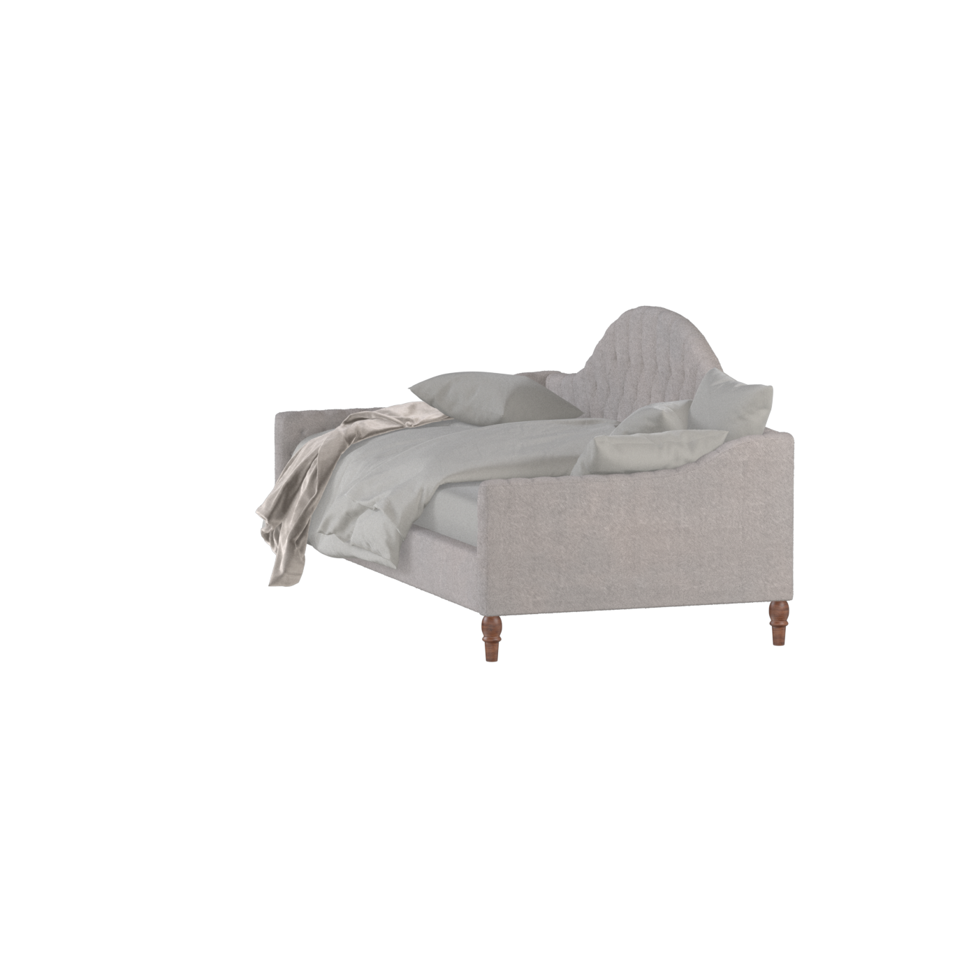 Elise Daybed with Elegant Curves and Versatile Comfort