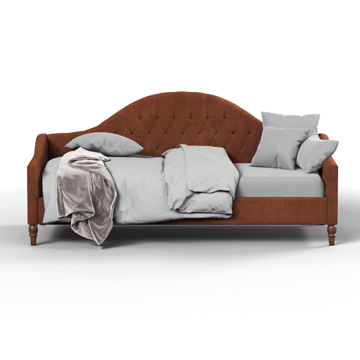 Lit de repos Elise aux courbes élégantes et au confort polyvalent