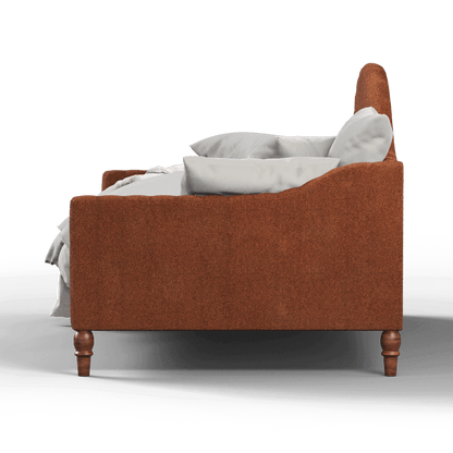 Lit de repos Elise aux courbes élégantes et au confort polyvalent