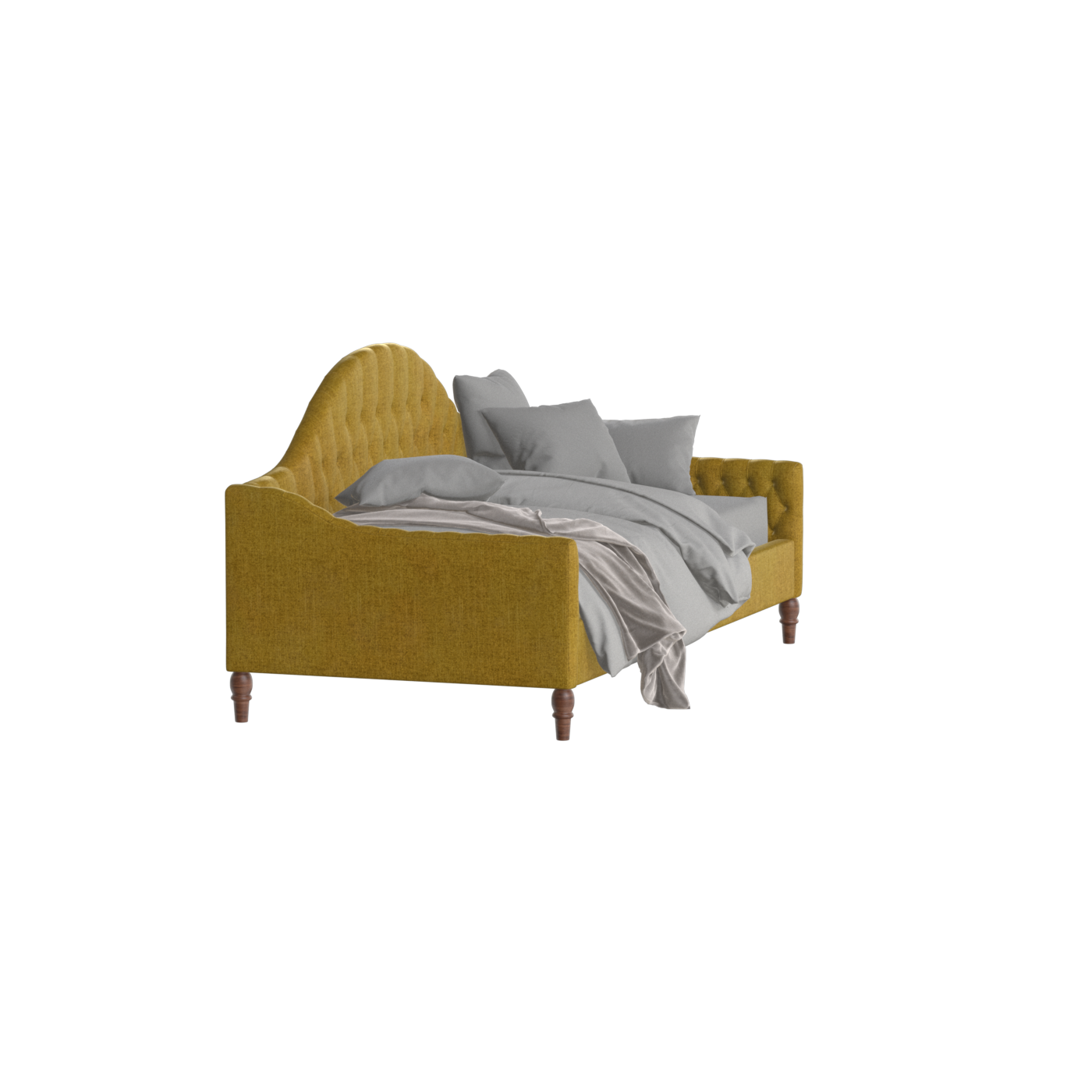Elise Daybed with Elegant Curves and Versatile Comfort