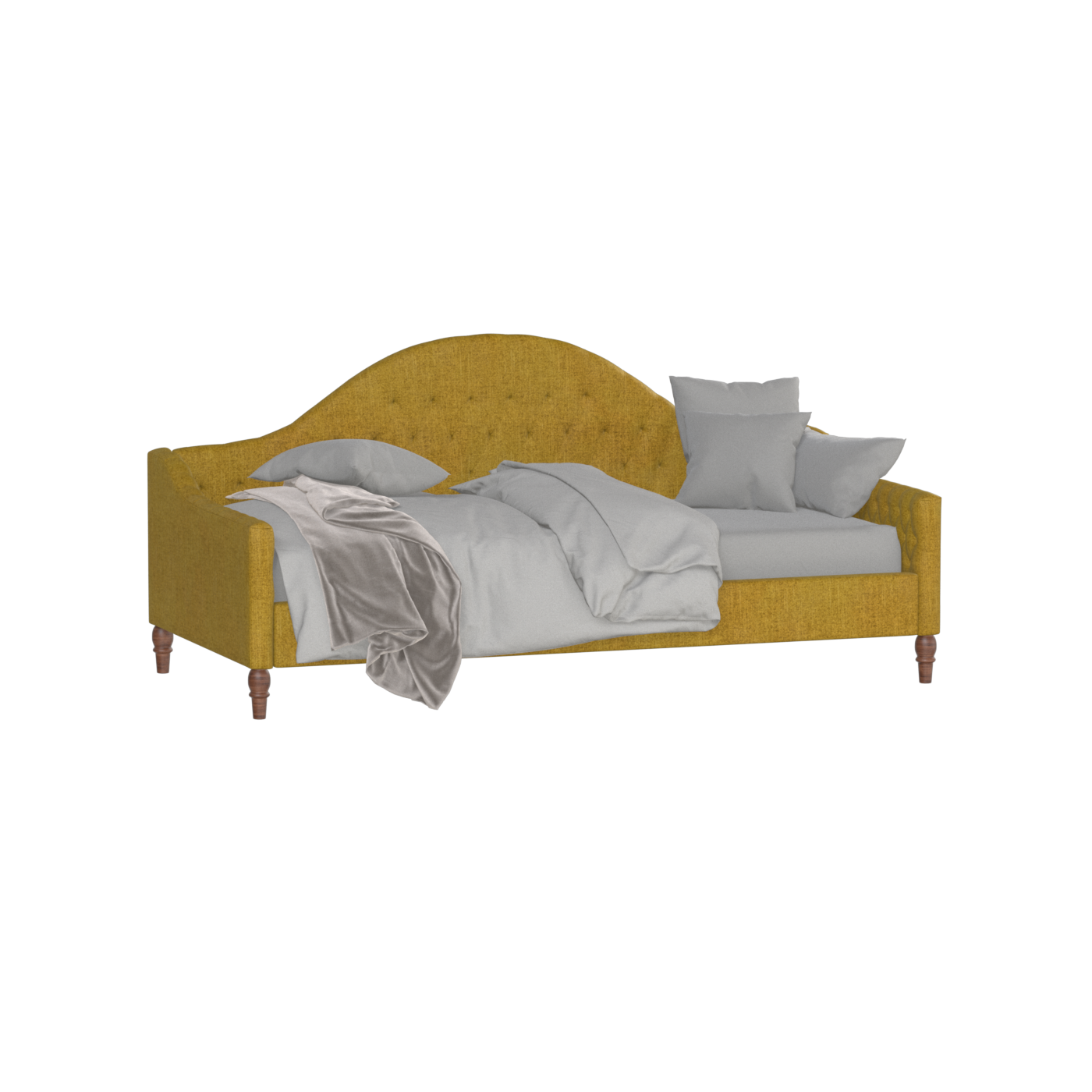 Elise Daybed with Elegant Curves and Versatile Comfort