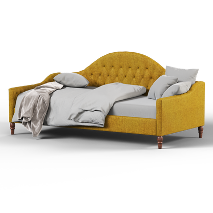 Elise Daybed with Elegant Curves and Versatile Comfort