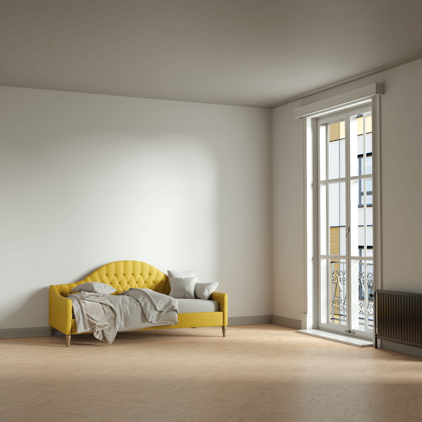 Elise Daybed with Elegant Curves and Versatile Comfort