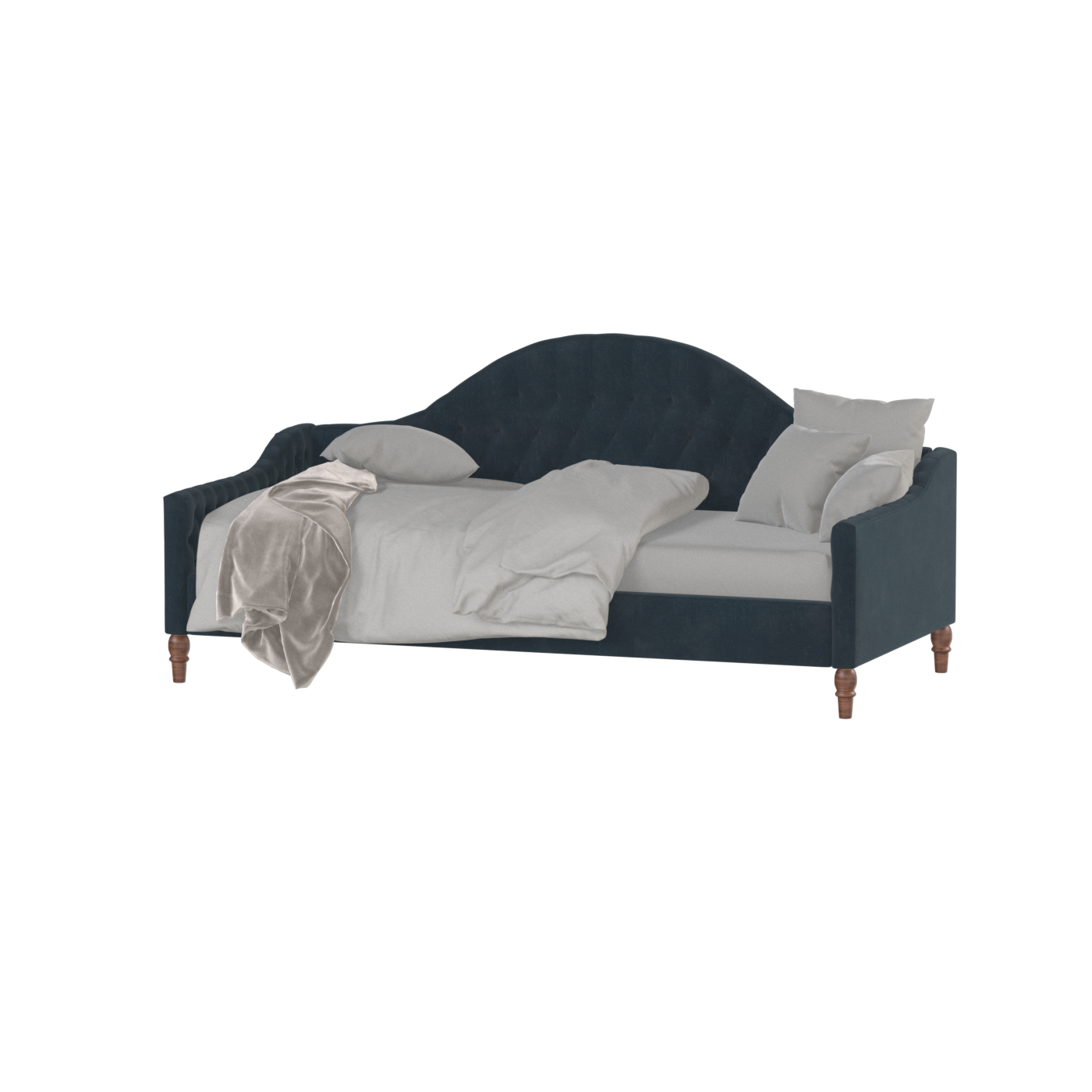 Elise Daybed with Elegant Curves and Versatile Comfort