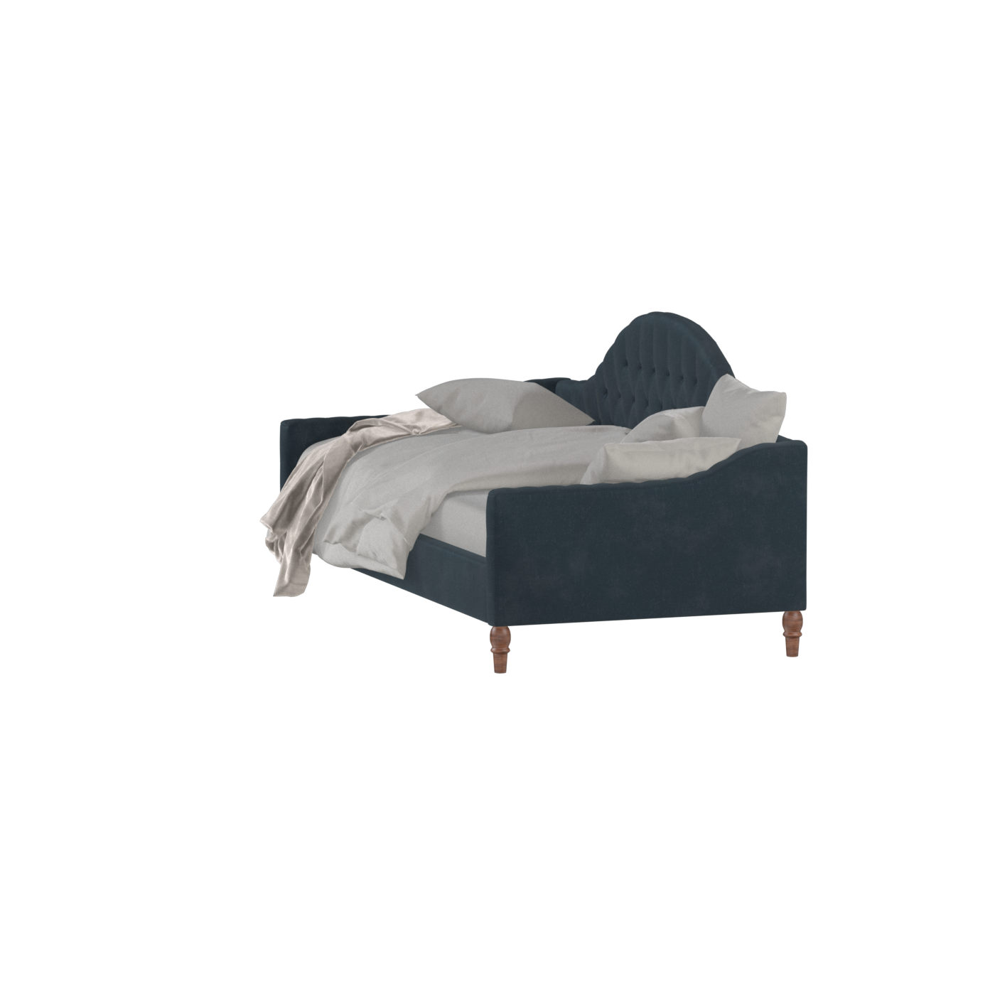 Elise Daybed with Elegant Curves and Versatile Comfort