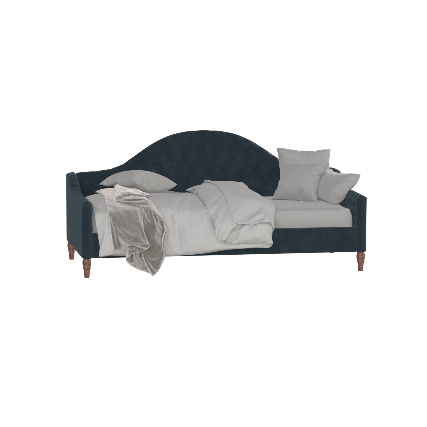 Elise Daybed with Elegant Curves and Versatile Comfort