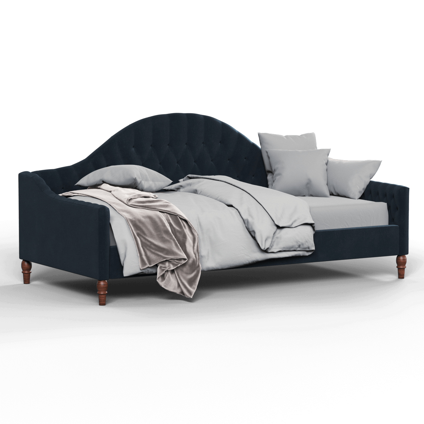 Elise Daybed with Elegant Curves and Versatile Comfort