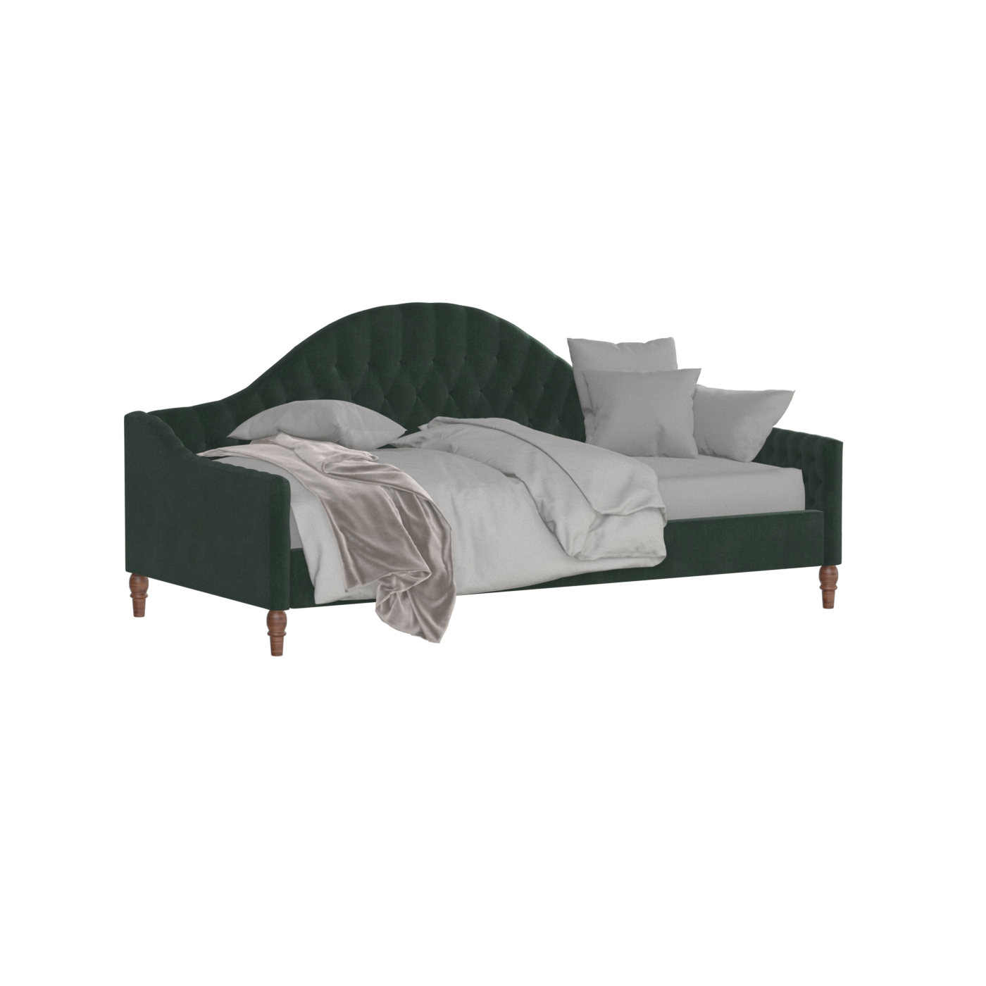 Elise Daybed with Elegant Curves and Versatile Comfort