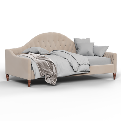 Elise Daybed with Elegant Curves and Versatile Comfort