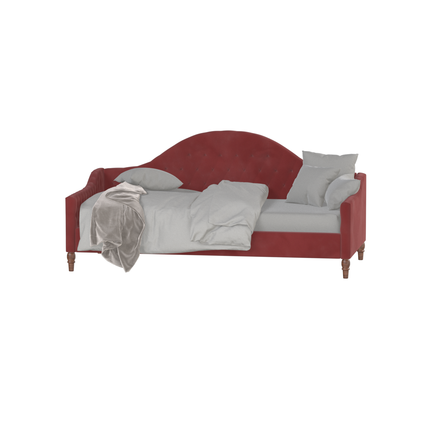 Lit de repos Elise aux courbes élégantes et au confort polyvalent
