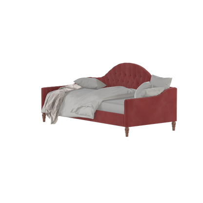 Lit de repos Elise aux courbes élégantes et au confort polyvalent