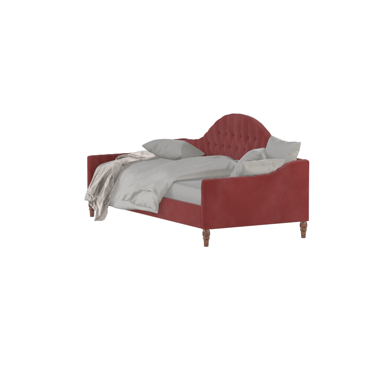 Lit de repos Elise aux courbes élégantes et au confort polyvalent