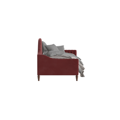 Lit de repos Elise aux courbes élégantes et au confort polyvalent