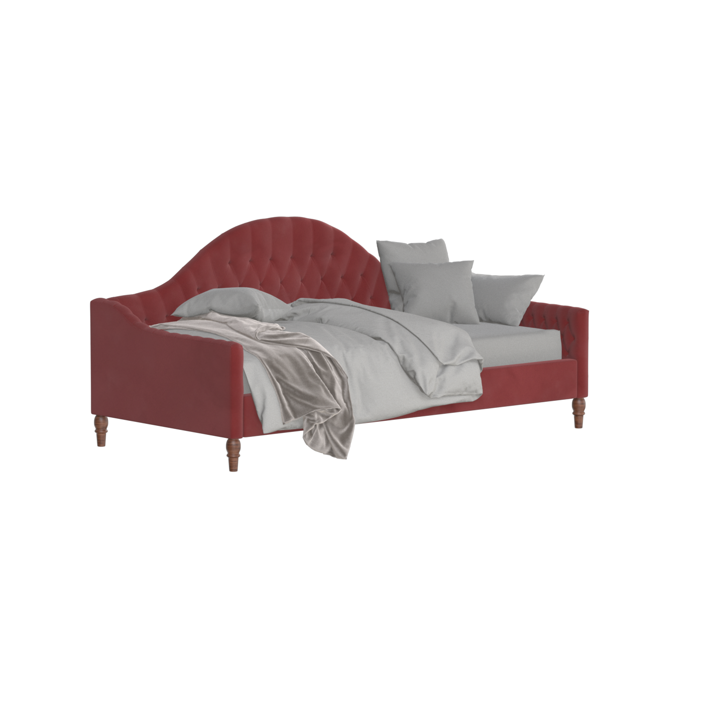 Lit de repos Elise aux courbes élégantes et au confort polyvalent