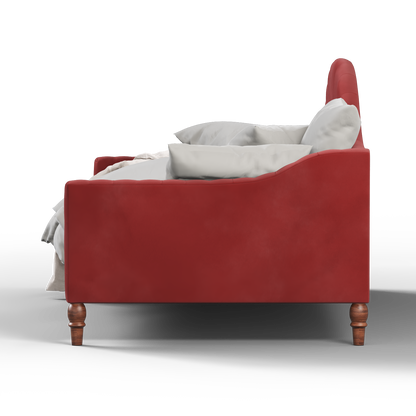 Lit de repos Elise aux courbes élégantes et au confort polyvalent