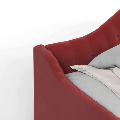 Lit de repos Elise aux courbes élégantes et au confort polyvalent
