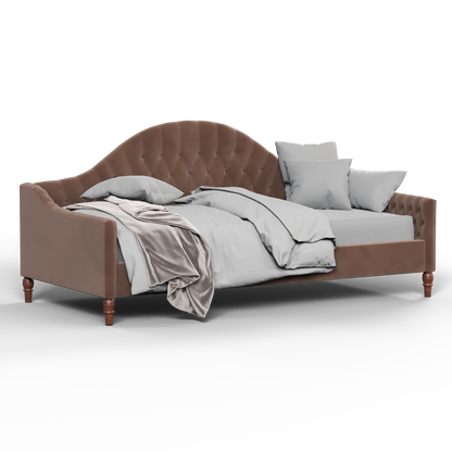 Elise Daybed with Elegant Curves and Versatile Comfort