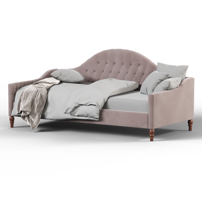 Elise Daybed with Elegant Curves and Versatile Comfort