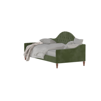 Lit de repos Elise aux courbes élégantes et au confort polyvalent