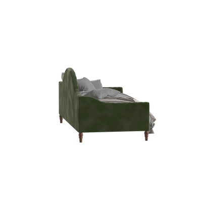 Lit de repos Elise aux courbes élégantes et au confort polyvalent