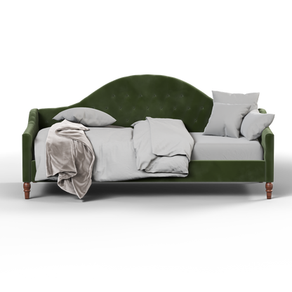 Lit de repos Elise aux courbes élégantes et au confort polyvalent