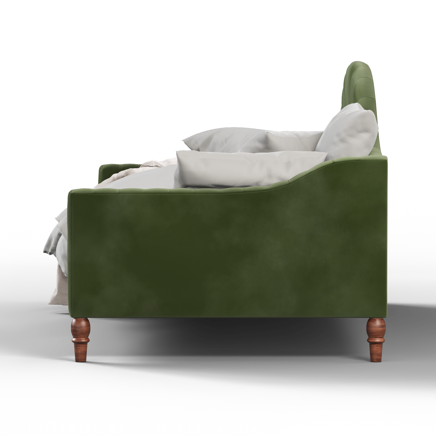 Lit de repos Elise aux courbes élégantes et au confort polyvalent