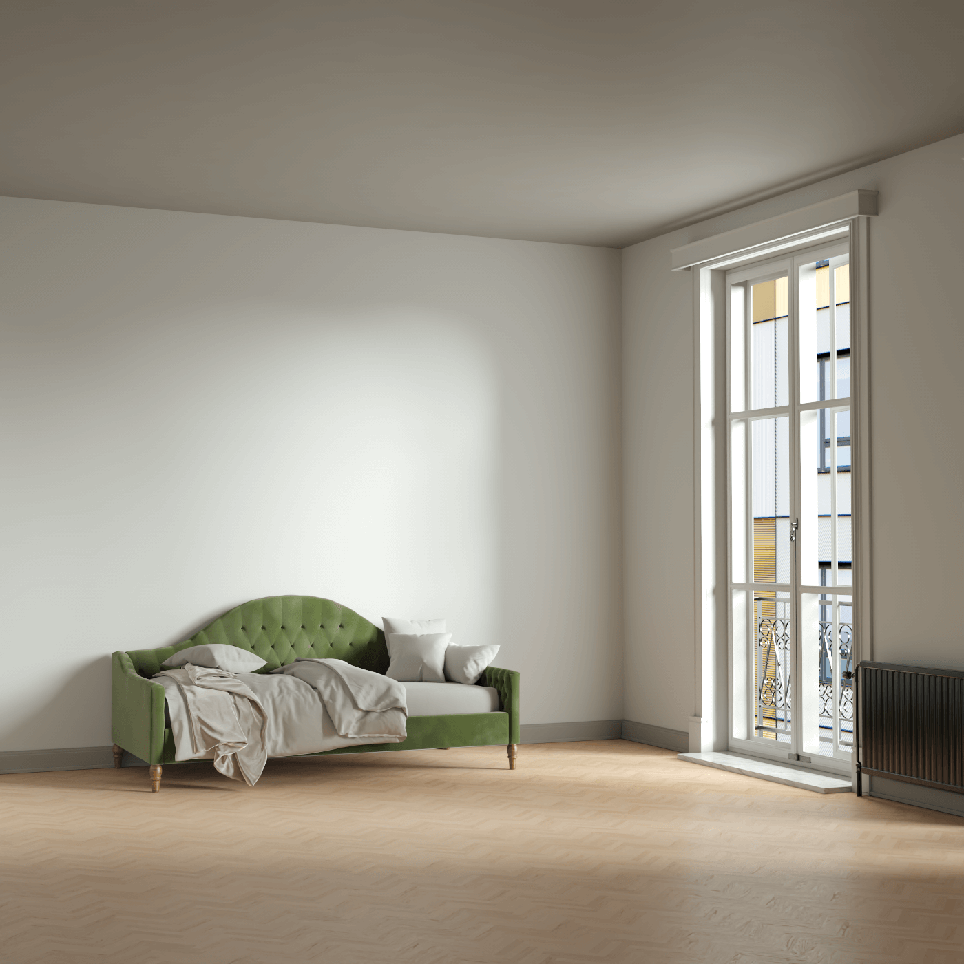 Lit de repos Elise aux courbes élégantes et au confort polyvalent