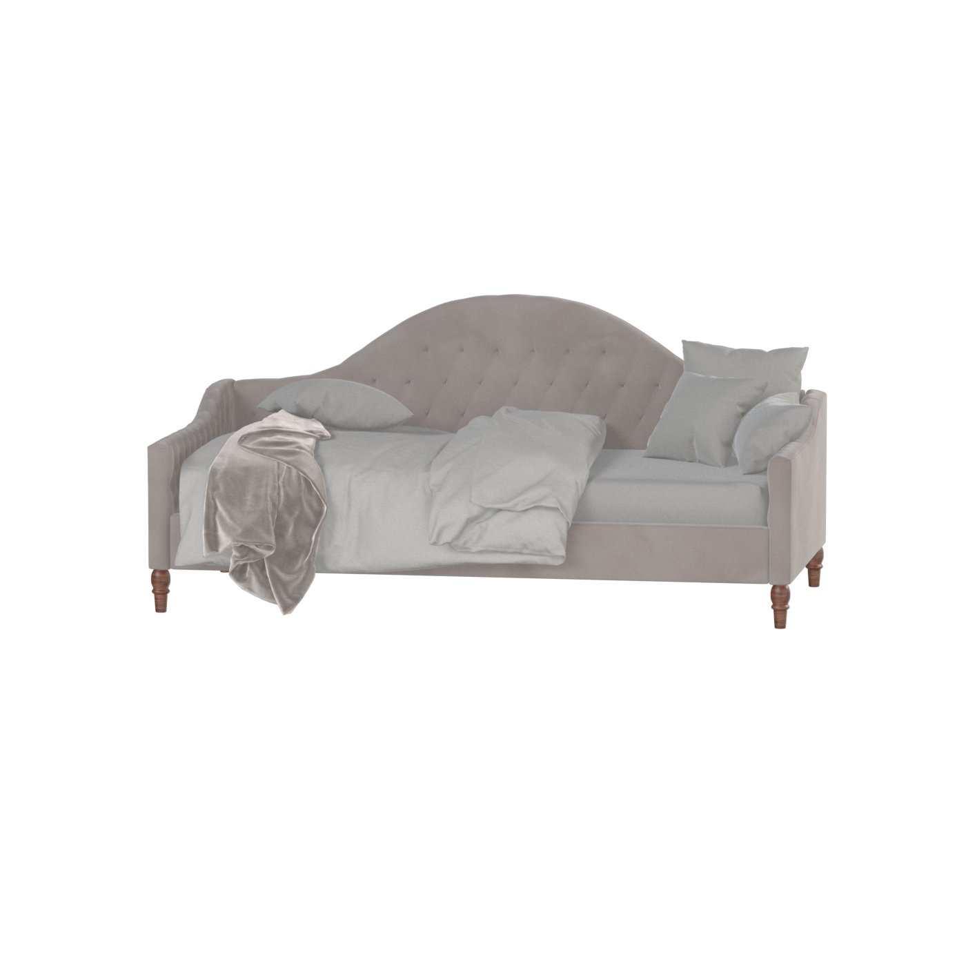 Lit de repos Elise aux courbes élégantes et au confort polyvalent