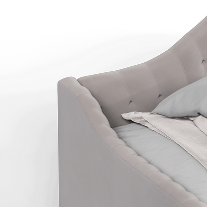 Elise Daybed with Elegant Curves and Versatile Comfort