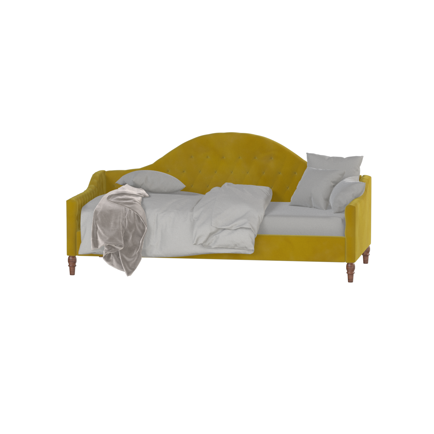 Lit de repos Elise aux courbes élégantes et au confort polyvalent